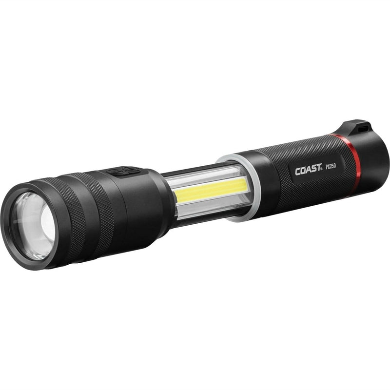 COAST Products 21548 Px250 Dual-Color Focusing Flashlight W/Slide Light - Pelican Power Tool