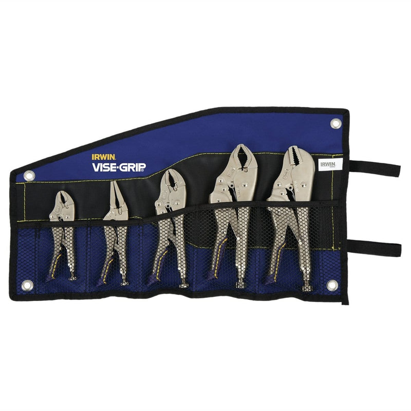 Vise Grip IRHT82593 5Pc Plier Set Lcking Fast Release Kigb - Pelican Power Tool