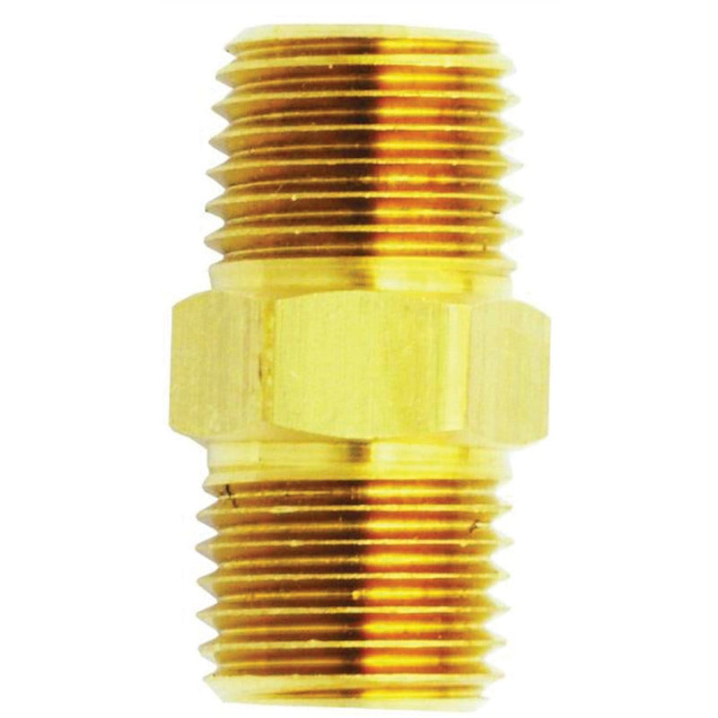 Milton Industries 646 M. Hex Nipple, 1/4" Npt - Pelican Power Tool