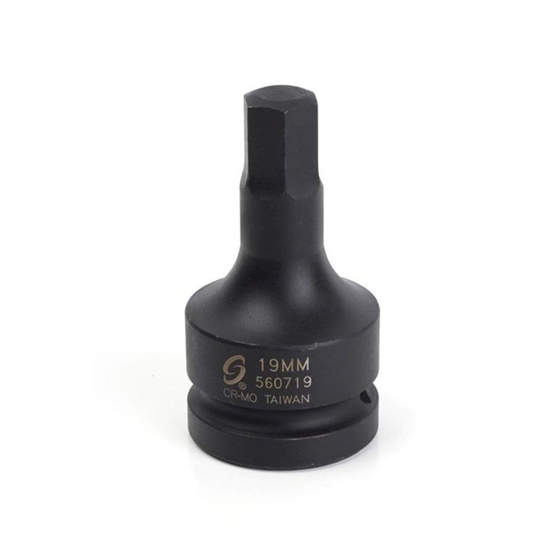 Sunex 560719 1 In. Drive 19 Mm Hex Drive Impact So - Pelican Power Tool