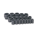 Grey Pneumatic 1319 Grey Pneumatic 19-Piece 1/2 in. Drive Fractional SAE Standard Length Master Set - Pelican Power Tool