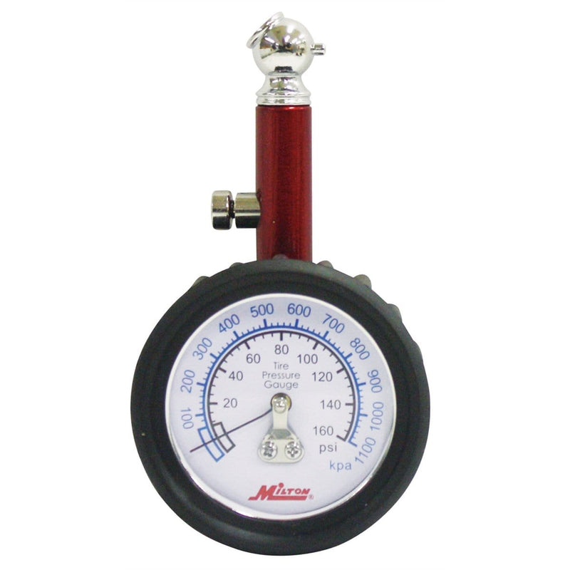 Milton Industries S-933 Dial Tire Gage 0-160 Psi - Pelican Power Tool