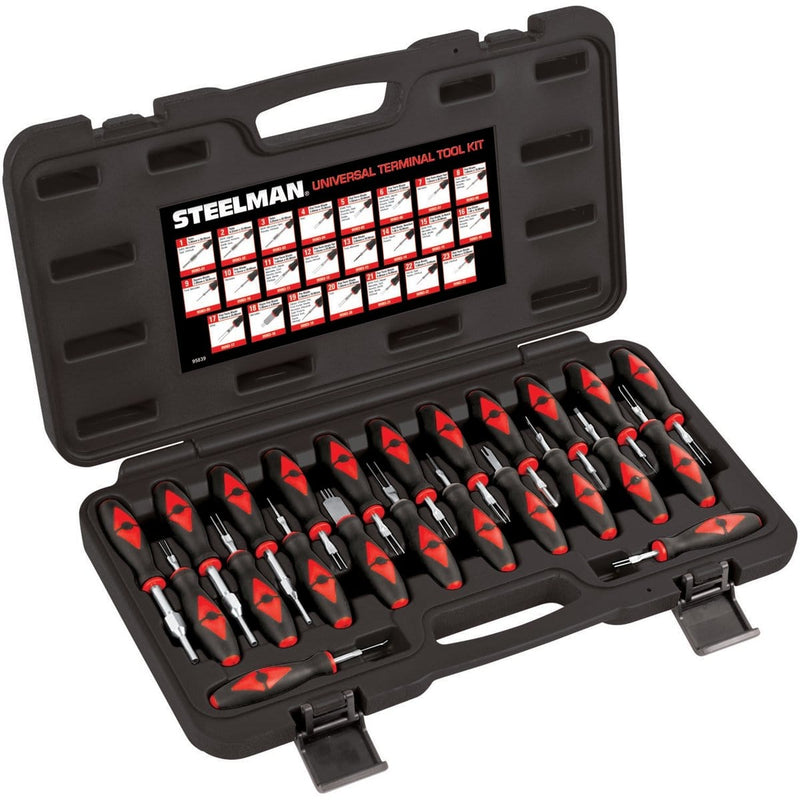 J S Products (steelman) 95839 23 Pc Universal Terminal Tool Kit/Euro - Pelican Power Tool