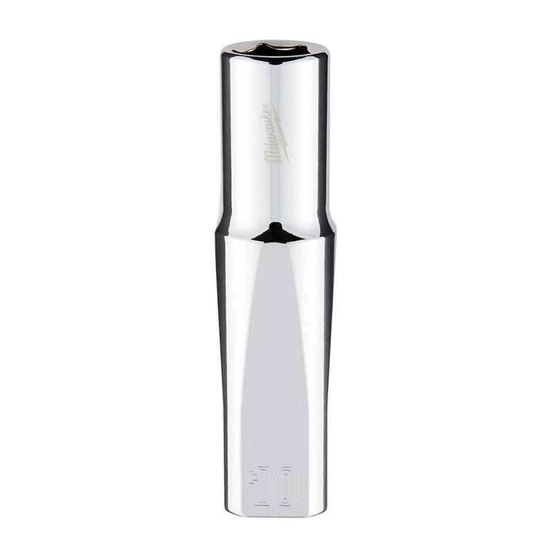 Milwaukee 45-34-0010 3/8 Dr Soc, Metric Deep-10Mm - Pelican Power Tool