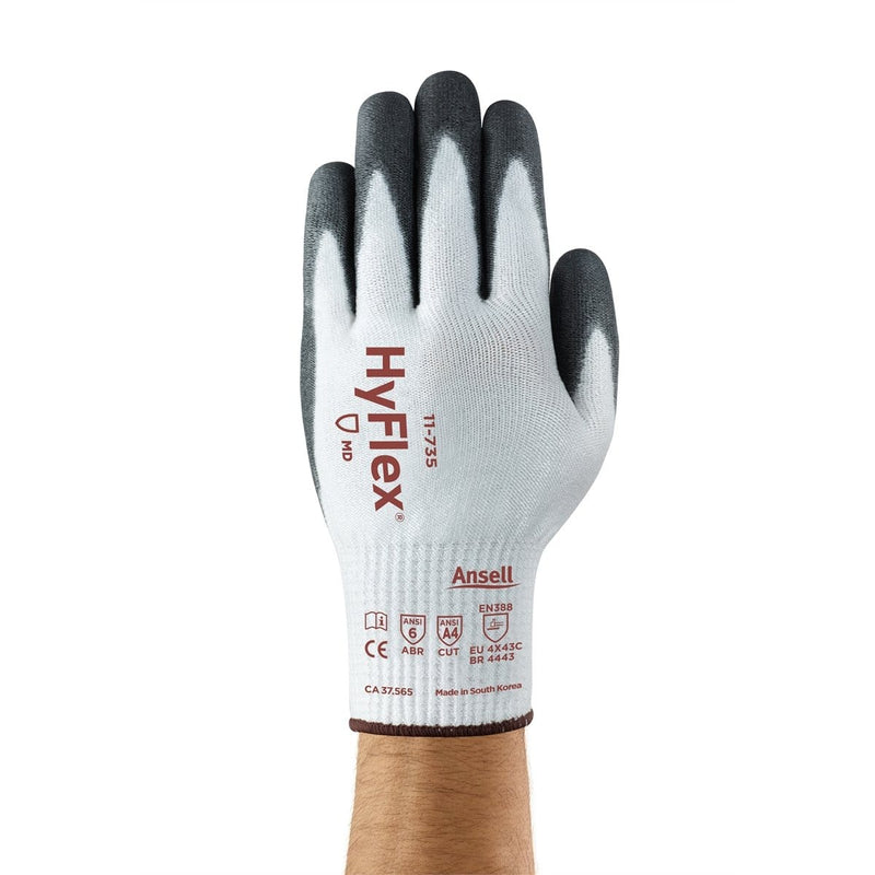 ANSELL 11735110-CASE Glove Hyflex 11-735 Med Duty Cut Resistant Sz 11 - Pelican Power Tool