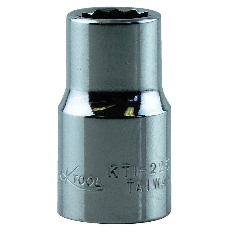 K Tool International KTI-22512 Soc 3/8 3/8D 12Pt Short - Pelican Power Tool