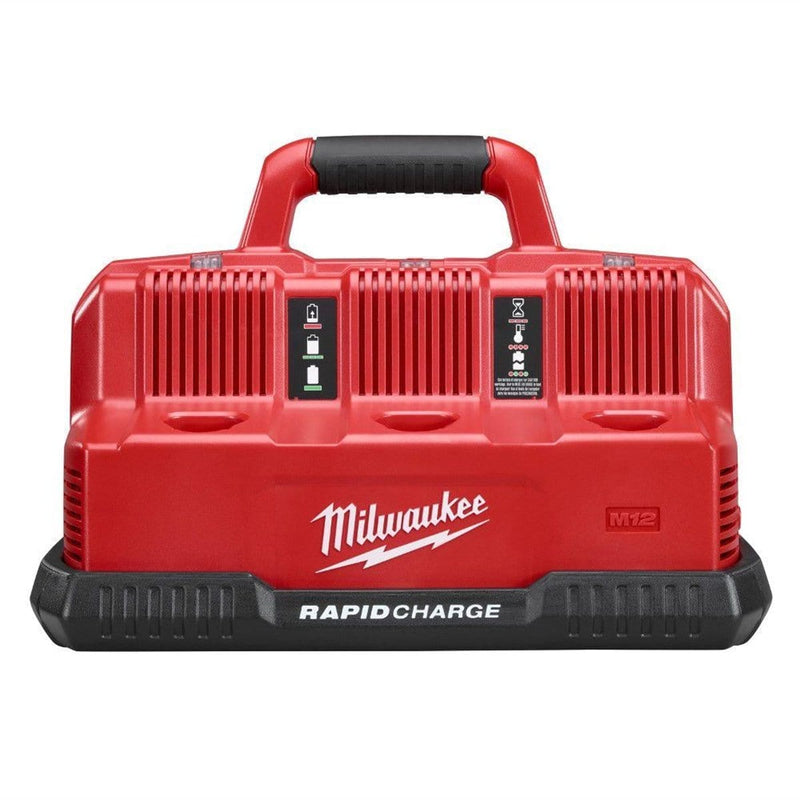 Milwaukee 48-59-1807 M12/M18 12/18V 6-Port Rapid Batt Charger Only - Pelican Power Tool