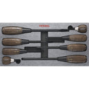 VESSEL TOOL U.S.A INC 3308EVA Wood-Compo Non-Slip Sd 8Pc Set In Eva - Pelican Power Tool