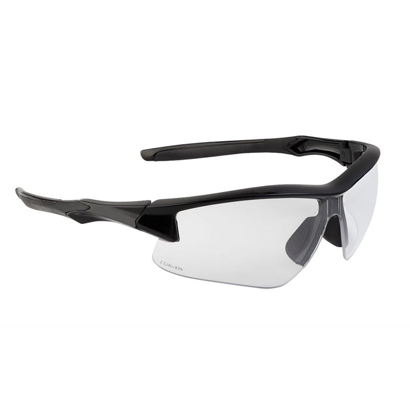 Uvex S4160XP Acadia Eyewear - Black With Clear Shades - Pelican Power Tool