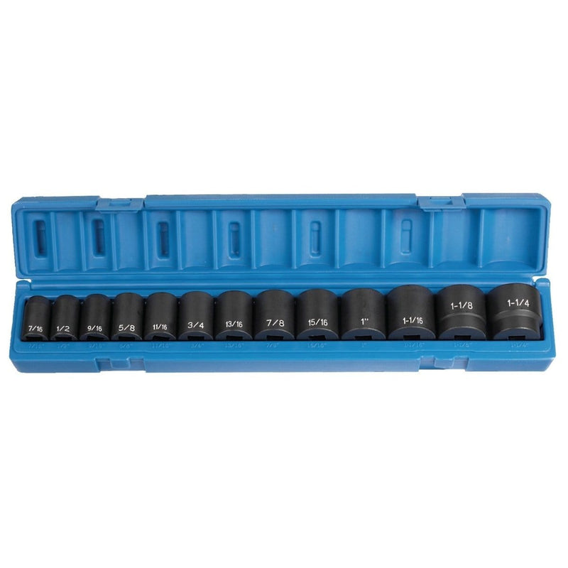 Grey Pneumatic 1312 1/2" Drive 13-Piece Standard Set - Pelican Power Tool