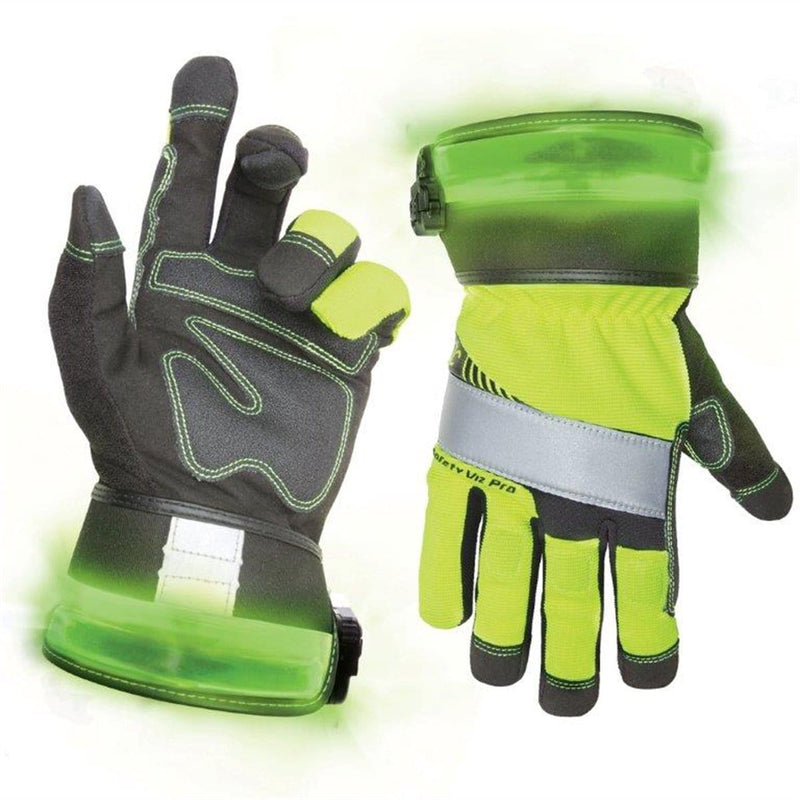 Custom Leathercraft L146L Safety Pro Lighted Glove Large - Pelican Power Tool