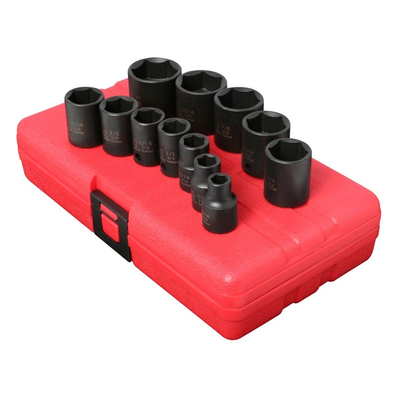 Sunex 3360 Socket Set Impact 3/8In. Drive 12 Pc Std Sae - Pelican Power Tool