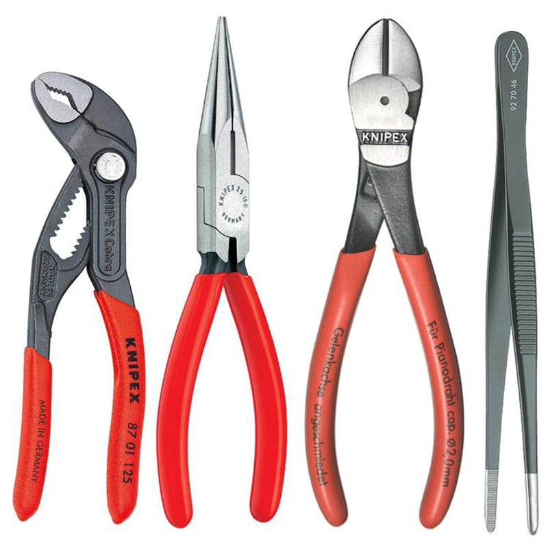 Knipex 9K 00 80 81 US-00 4 Piece Small Pliers Set - Pelican Power Tool