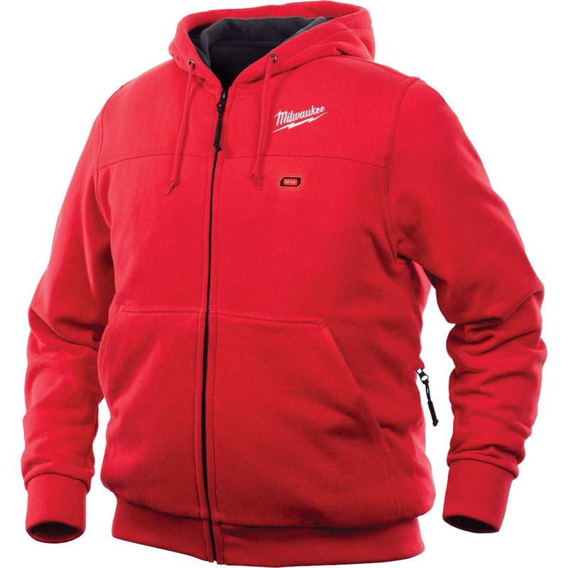 Milwaukee 302R-21L M12 Heated Hoodie Kit Size Large Red - Pelican Power Tool