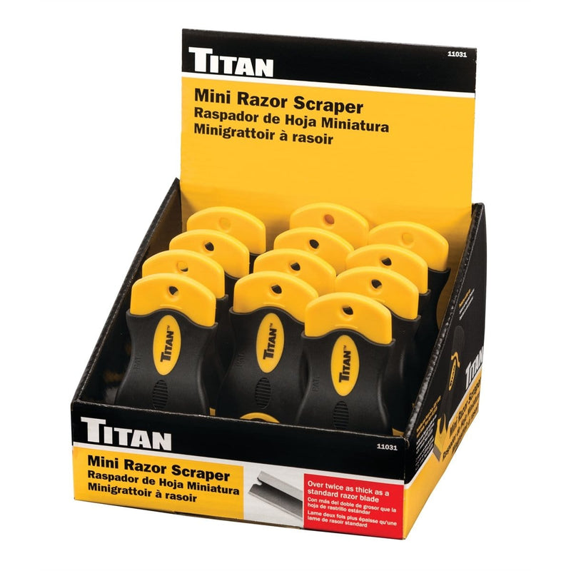 Titan 11031-12 Mini Razor Scraper 12Pc - Pelican Power Tool