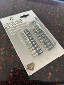 Elite Tool Center 20 Piece Mini Ratchet Screwdriver Set - Pelican Power Tool