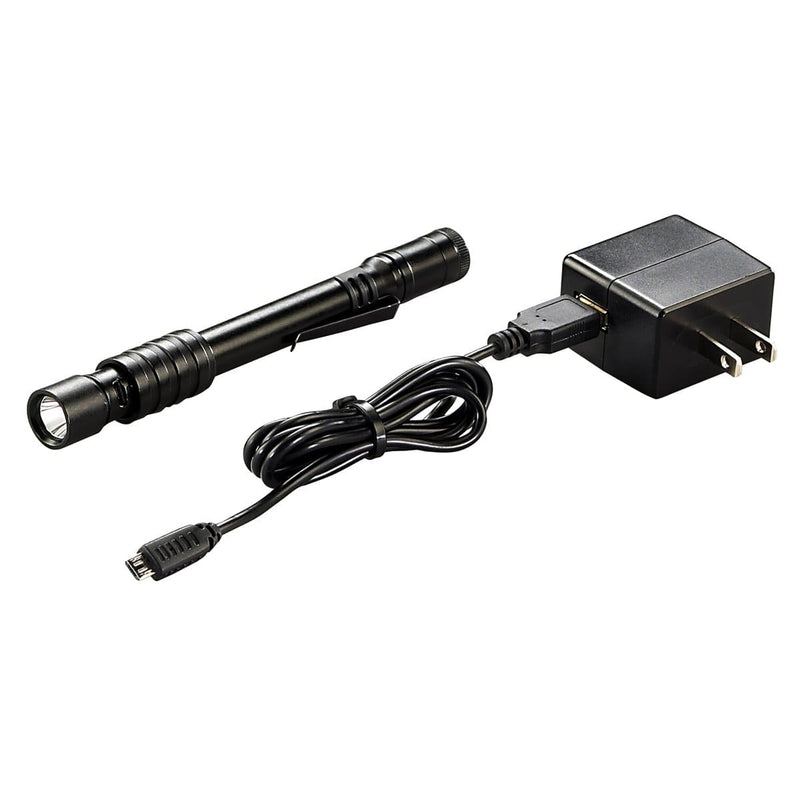 Streamlight 66133 Stylus Pro Usb W/ 120V Ac Adapter - Black - Pelican Power Tool