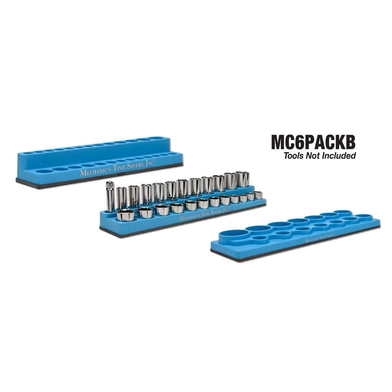 Mechanics Time Saver MC6PACKB Blue Magna-Caddy Pack - Pelican Power Tool