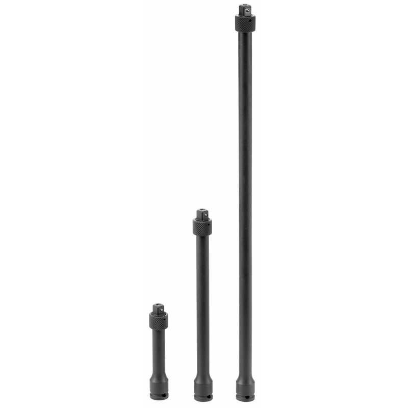 Grey Pneumatic 9703QL 3-piece 1/4" Drive Impact Locking Extension Set - Pelican Power Tool