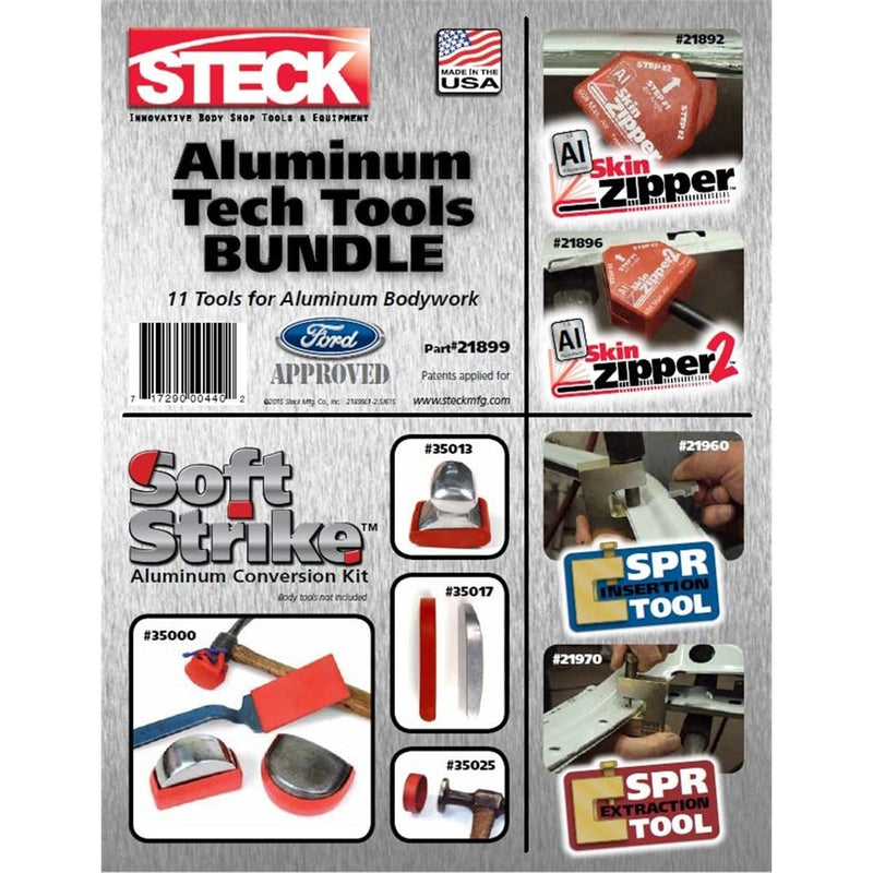 Steck Manufacturing 21899 Al Door Skin And Self Piercing Rivets Bundle Pack - Pelican Power Tool