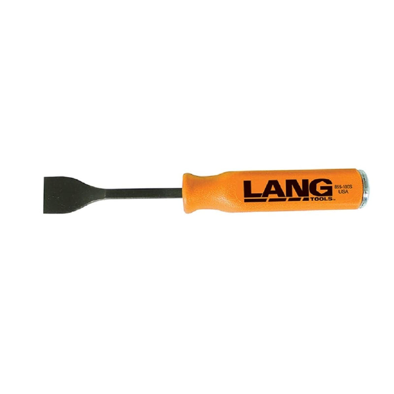 Lang Tools 855-100S 1" Face Stubby Gasket Scraper With Capped Handle - Pelican Power Tool