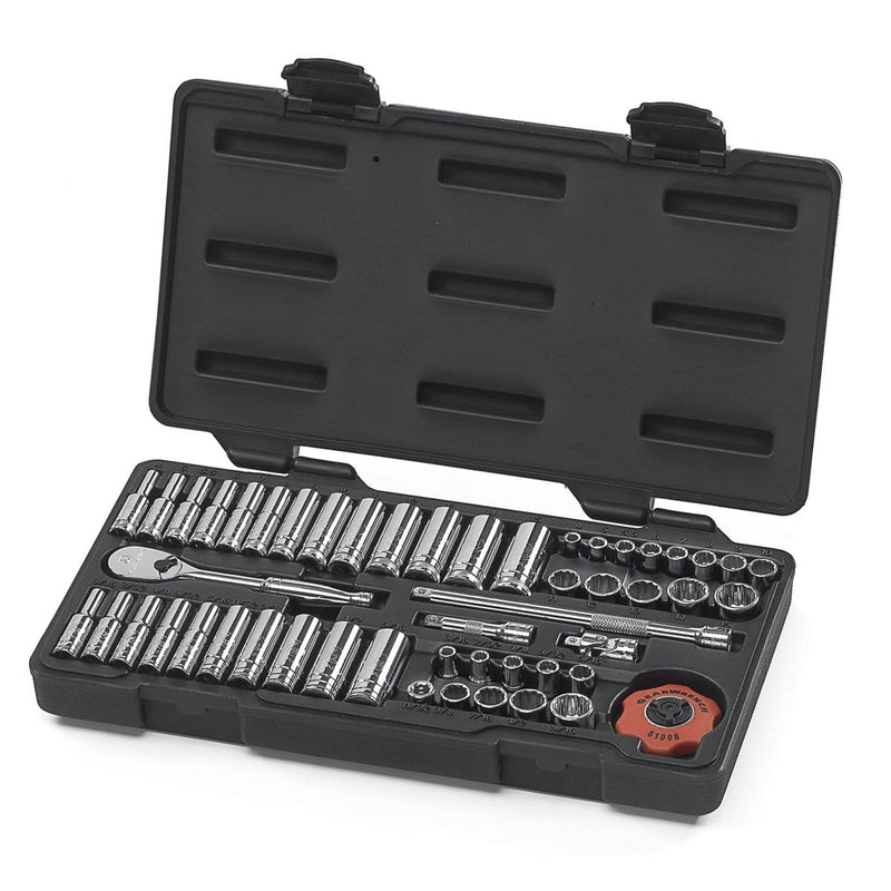 GearWrench 80301 51Pc 1/4" Dr 12Pt Socket Set - Pelican Power Tool