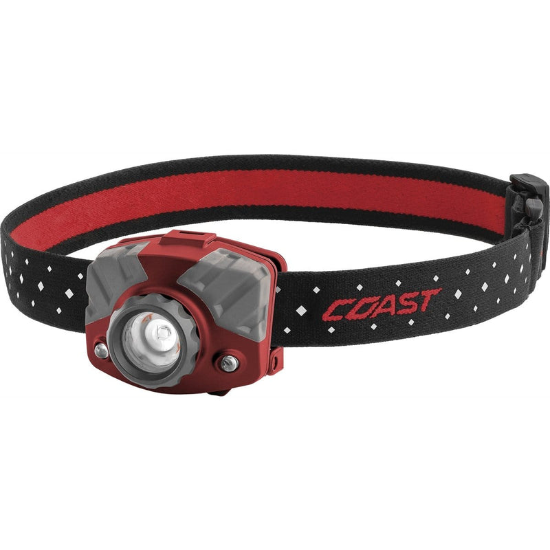 COAST Products 20618 Fl75R Rechargeable Headlamp Red Body In Gift Box - Pelican Power Tool