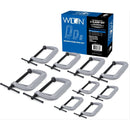 Wilton 11117 Wilton 140 Series 10 Pc C-Clamp Kit - Pelican Power Tool