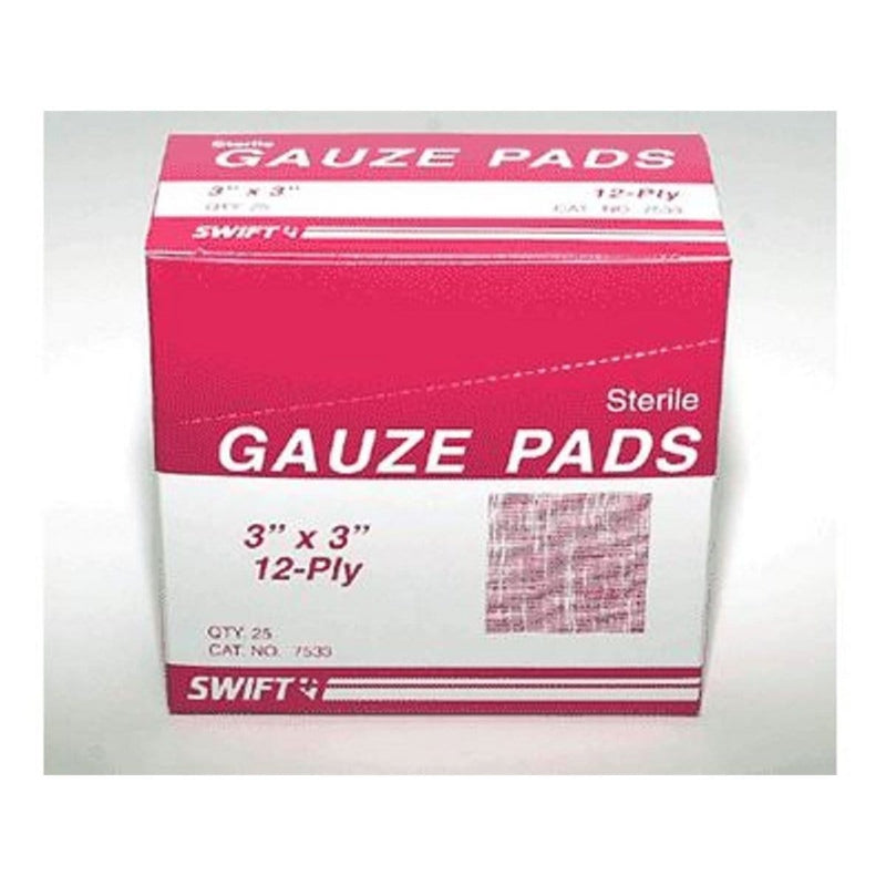 Chaos Safety Supplies 67533 Gauze Pad 3 In. X 3 In. (Pack Of 25) - Pelican Power Tool