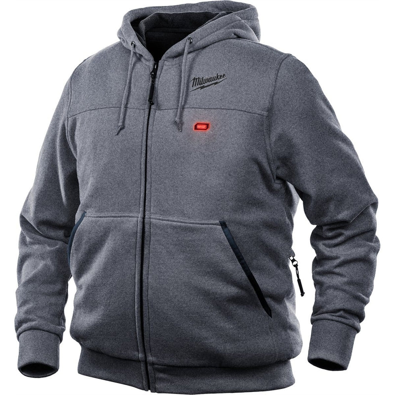 Milwaukee 302G-21XL M12 Heated Hoodie Kit Xl (Gray) - Pelican Power Tool