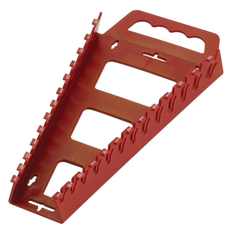 Hansen Global 5301 Quik-Pik Sae Wrench Rack, Red - Pelican Power Tool