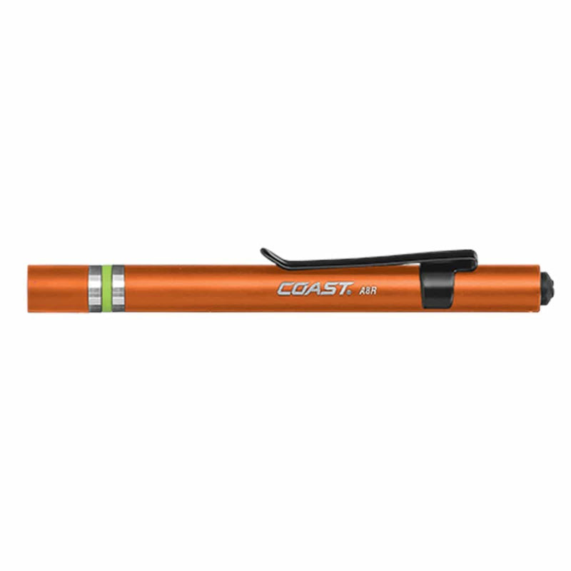 COAST Products 21516 A8R Rechargeabl Flashlight Orange Body In Gift Box - Pelican Power Tool