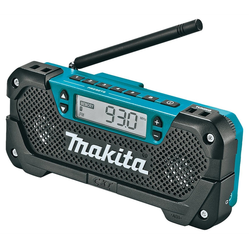 Makita RM02 12V Cxt Cordless Compact Job Site Radio (Bare) - Pelican Power Tool