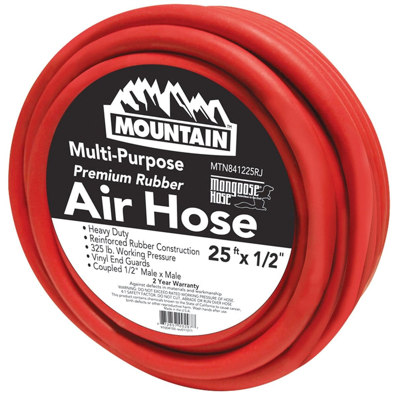 Mountain 91004105 25'X1/2" Rubber Hose - Pelican Power Tool