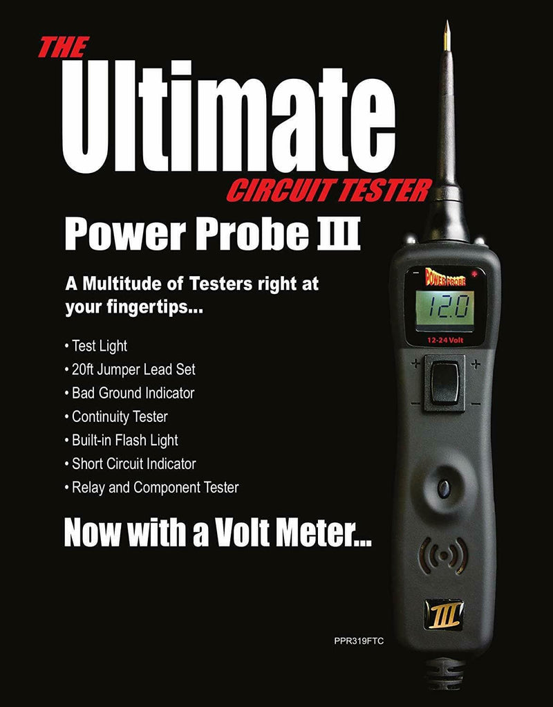 Power Probe tek PP319FTC-BLK Black Power Probe 3 - Pelican Power Tool