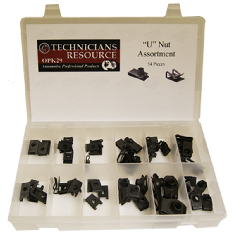 The Main Resource  'U' Nut Assortment (54-Pc) - Pelican Power Tool