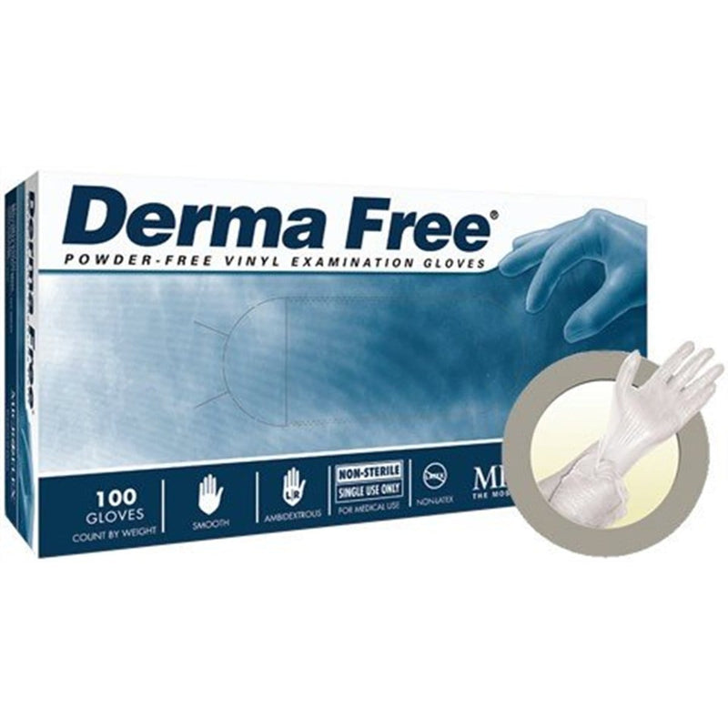 Microflex DF-850-XL Dermafree Vinyl Exam Gloves Xl 100Pk - Pelican Power Tool