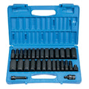 Grey Pneumatic 1229DM 3/8" Drive 29-Piece Deep SAE/Metric Set - Pelican Power Tool