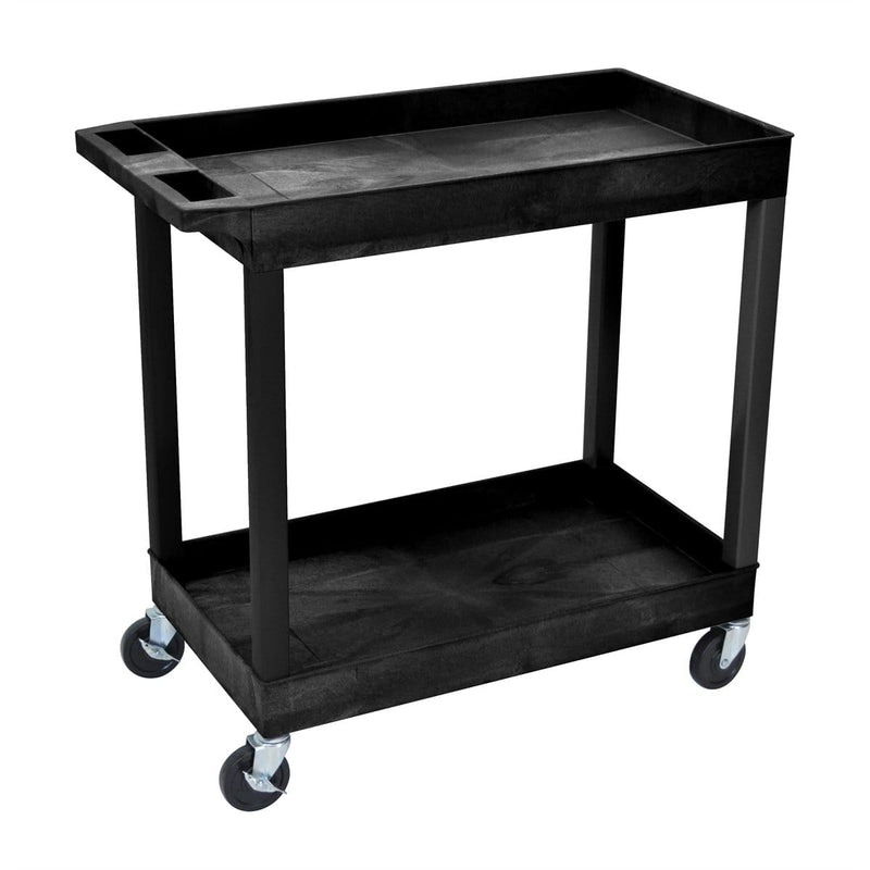 Luxor EC11-B Luxor E-Series 2-Shelf Utility Cart - Pelican Power Tool