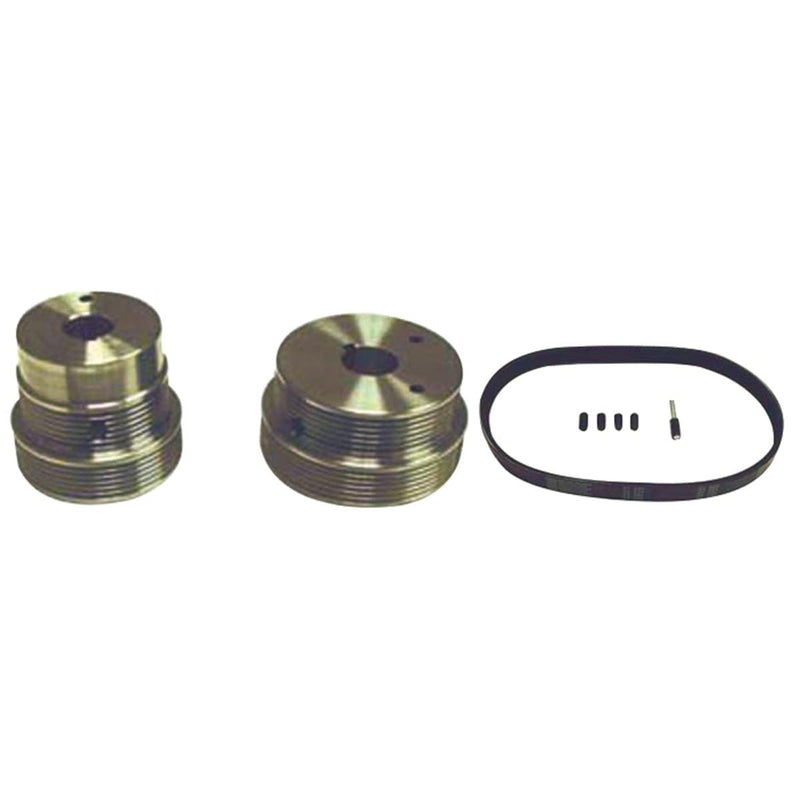 The Main Resource TMRPU40175 2 Step 2 Speed Serpentine Pulley Set And Belt - Pelican Power Tool