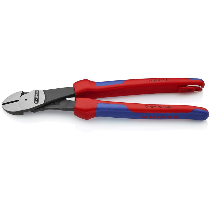 Knipex 74 22 250 T BKA High Leverage Angled Diagonal Cutting Pliers - Pelican Power Tool