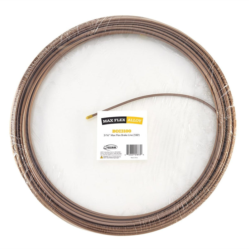 S.U.R. and R Auto Parts BCC3100 3/16" Max Flex Brake Line - Pelican Power Tool