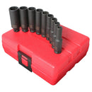 Sunex 1812 Socket Set Impact 1/4In. Drive 9 Pc. Deep Metric - Pelican Power Tool