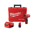 Milwaukee 2553-22 M12 Fuel 1/4" Hex Imp Driver (2) Batt Kit - Pelican Power Tool