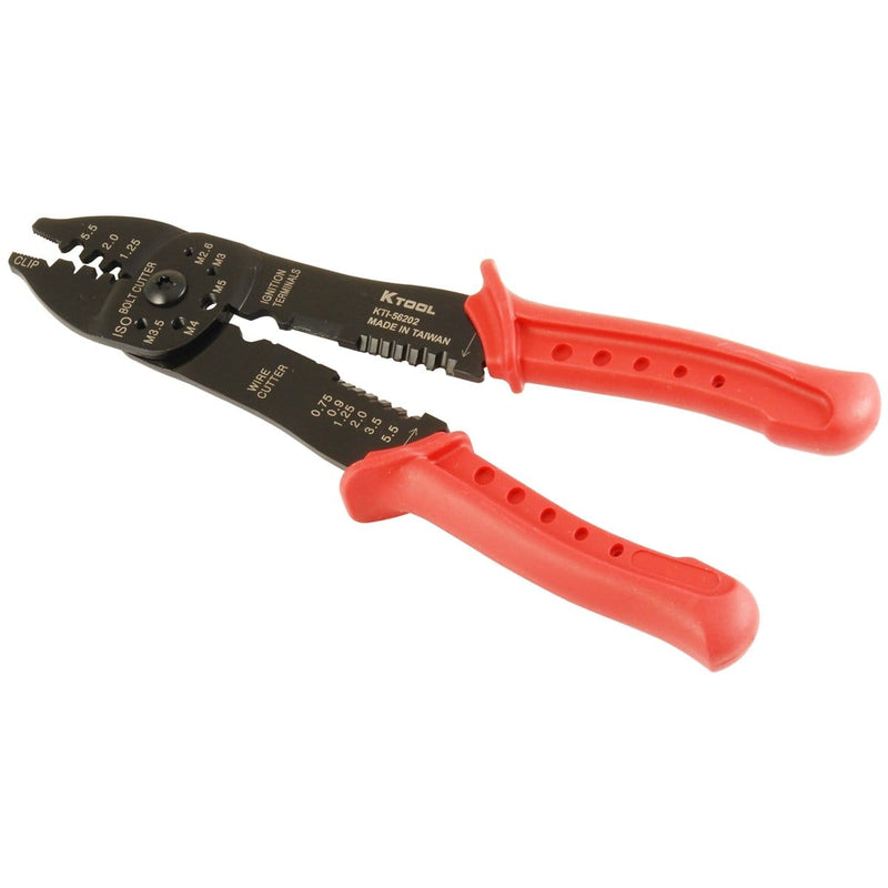 K Tool International KTI56202 8.5-Inch Multi-Function Crimping Tool - Pelican Power Tool