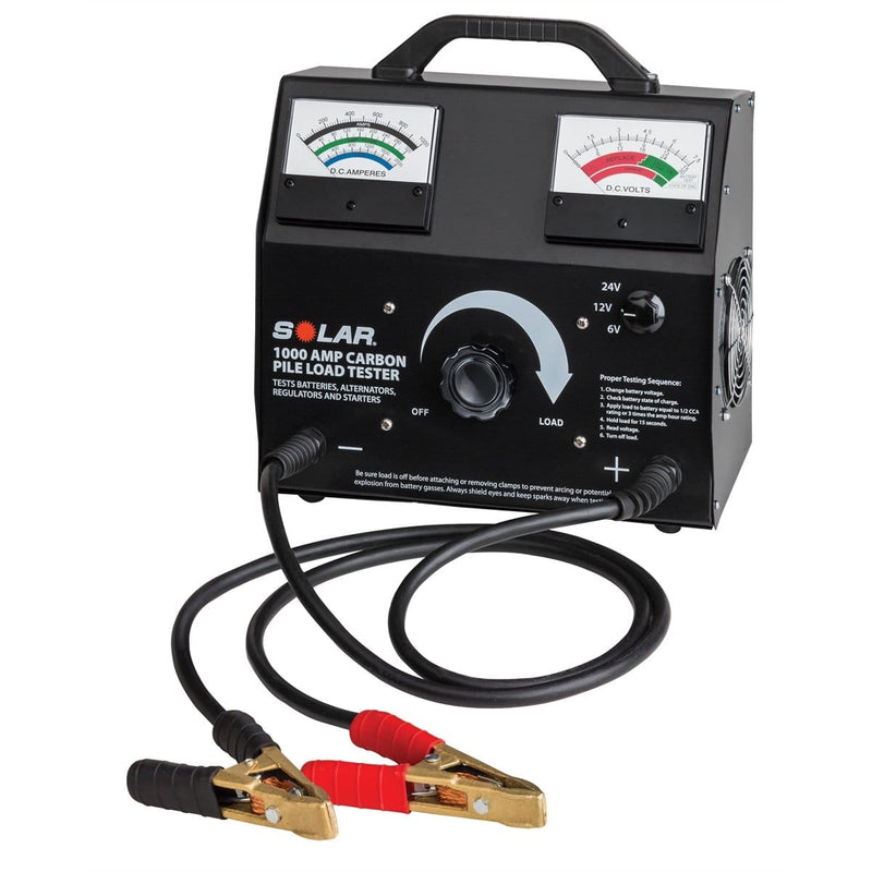 Clore Automotive 1876 1000 Amp 6/12/24V Carbon Pile Battery Tester - Pelican Power Tool