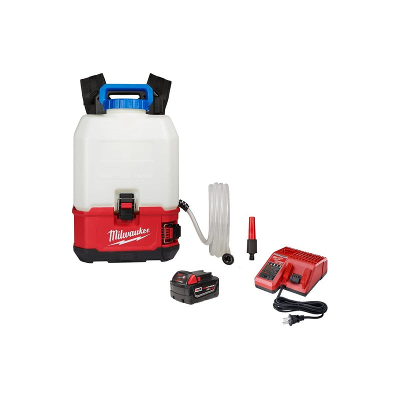 Milwaukee 2820-21WS M18 Switch Tank 4-Gal Backpk Water Supply Kit - Pelican Power Tool