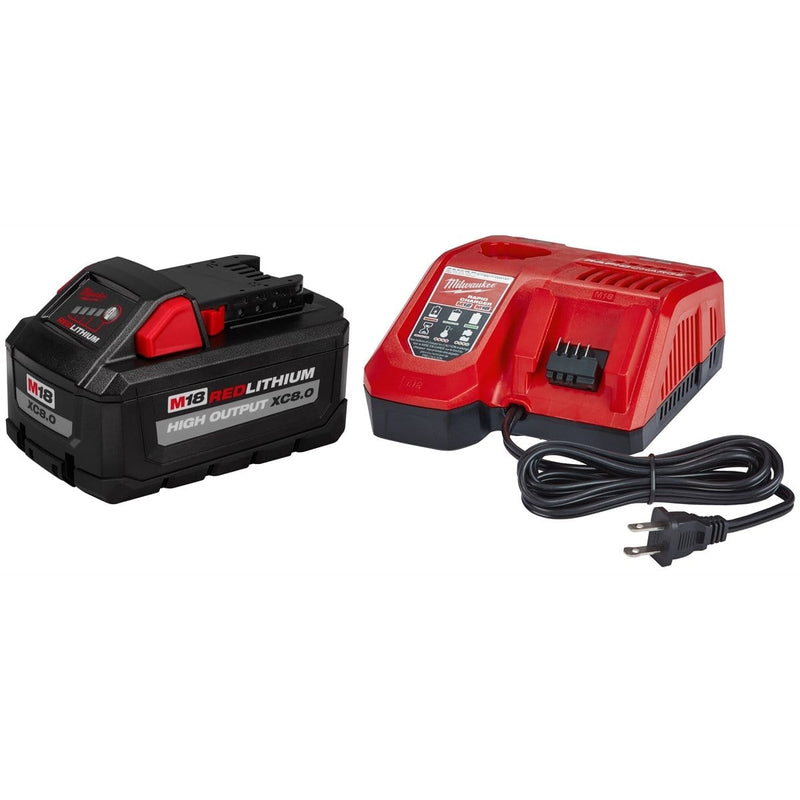 Milwaukee 48-59-1880 M18 Redlith High Output Xc8.0 Starter Kit - Pelican Power Tool