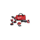 Milwaukee 2997-23 M18 FUEL Hammer Drill / Impact Driver / SAWZALL w/ 2 XC Batteries 3-Piece Kit - Pelican Power Tool