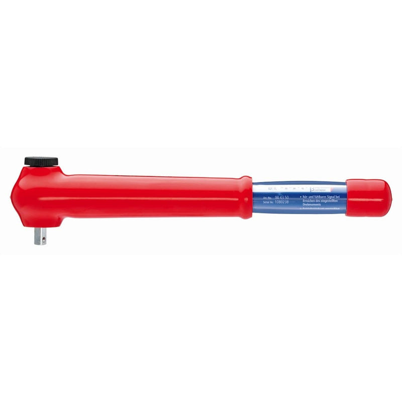 Knipex 98 43 50 Torque Wrench-1000V Insltd-1/2In Dr - Pelican Power Tool